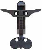 Mainspring Vise,
deluxe English style,
for safely compressing a mainspring,
made in the U.S.A.